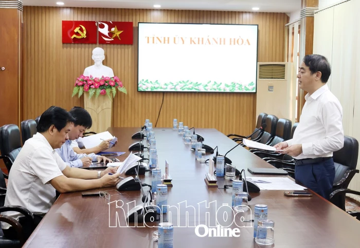 Sớm thành lập Hội đồng tư vấn và Tổ chuyên gia về phát triển khoa học, công nghệ, đổi mới sáng tạo và chuyển đổi số tỉnh Khánh Hòa