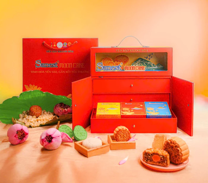 Sanest Moon Cake 2025: Tinh hoa yến sào - Gắn kết yêu thương