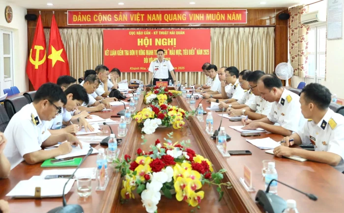 Cục Hậu cần - Kỹ thuật Hải quân kiểm tra đơn vị vững mạnh toàn diện tại Nhà máy X52