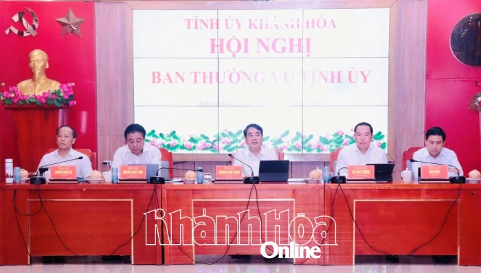 Hội nghị Ban Thường vụ Tỉnh ủy Khánh Hòa lần thứ nhất, nhiệm kỳ 2025 - 2030
