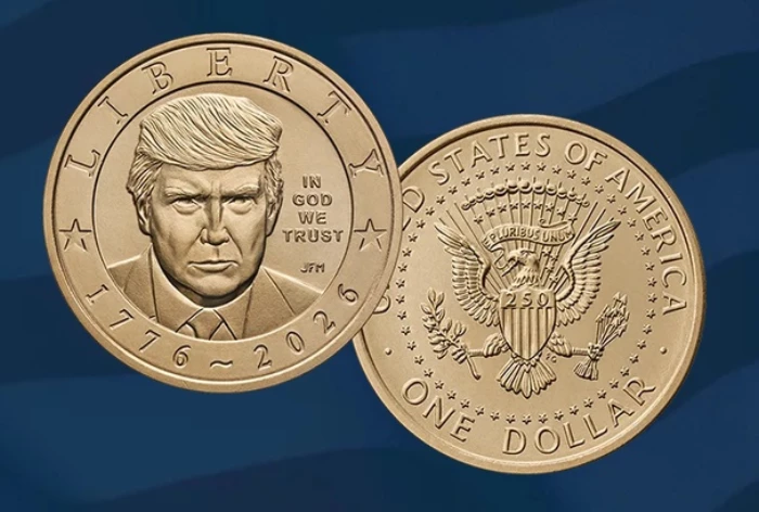 Đồng xu 1 USD mang hình Tổng thống Trump hết hàng chỉ vài giờ sau mở bán