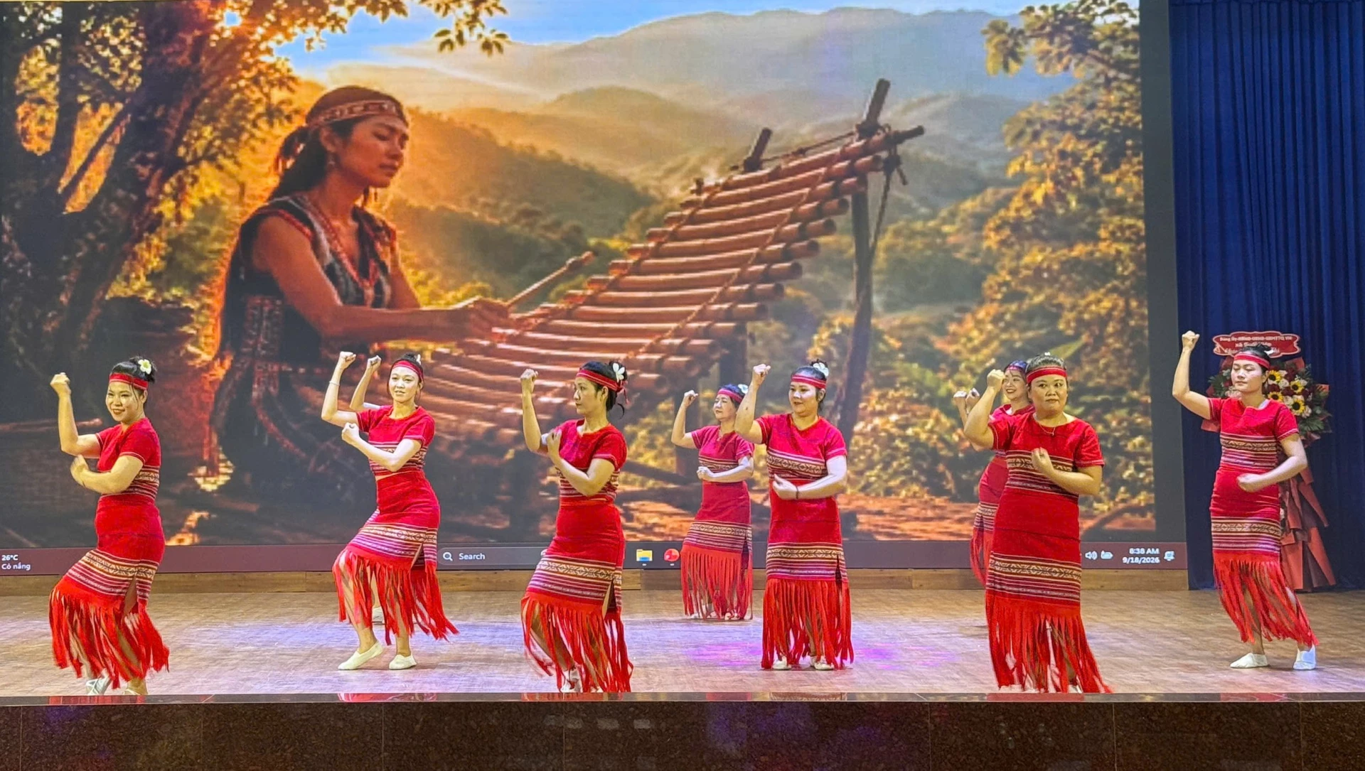 Một tiết mục tại liên hoan. 