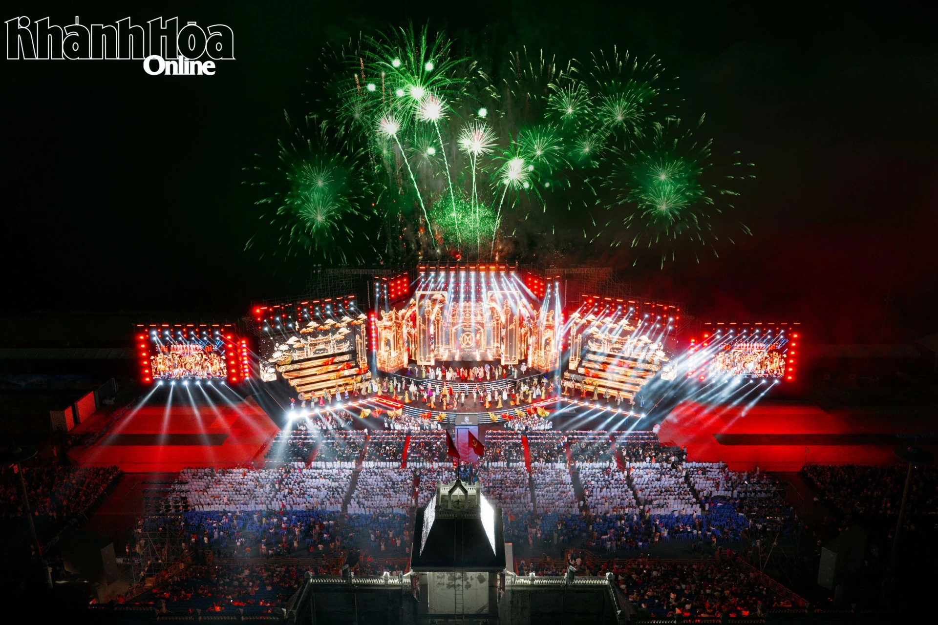 Fireworks display concludes the program

