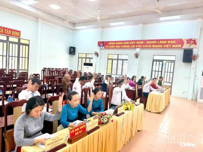 HĐND xã Tân Định tổ chức Kỳ họp chuyên đề thứ 3