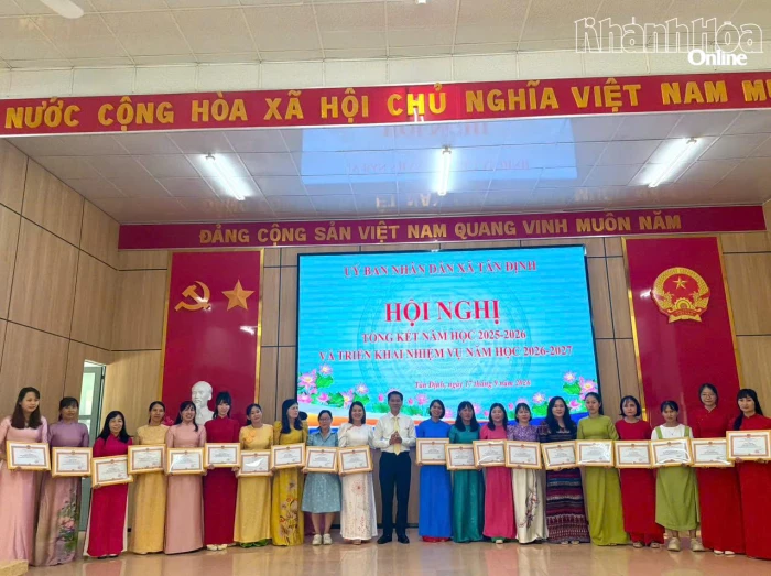 Xã Tân Định triển khai nhiệm vụ năm học 2026 - 2027