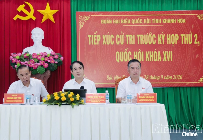 Đại biểu Quốc hội tỉnh Khánh Hòa tiếp xúc cử tri phường Bắc Nha Trang  