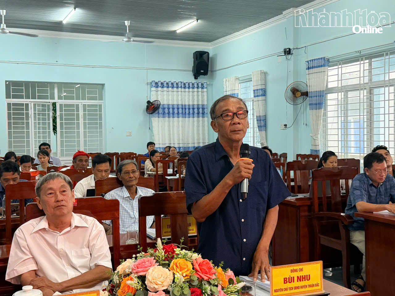 Đại biểu góp ý Dự thảo Quy hoạch chung của xã Ninh Hải đến năm 2050. .