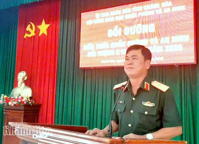 320 học viên được bồi dưỡng kiến thức quốc phòng và an ninh