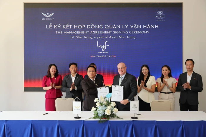 KDI Group hợp tác cùng The Ascott Limited đưa chuẩn vận hành quốc tế đến Alora Nha Trang