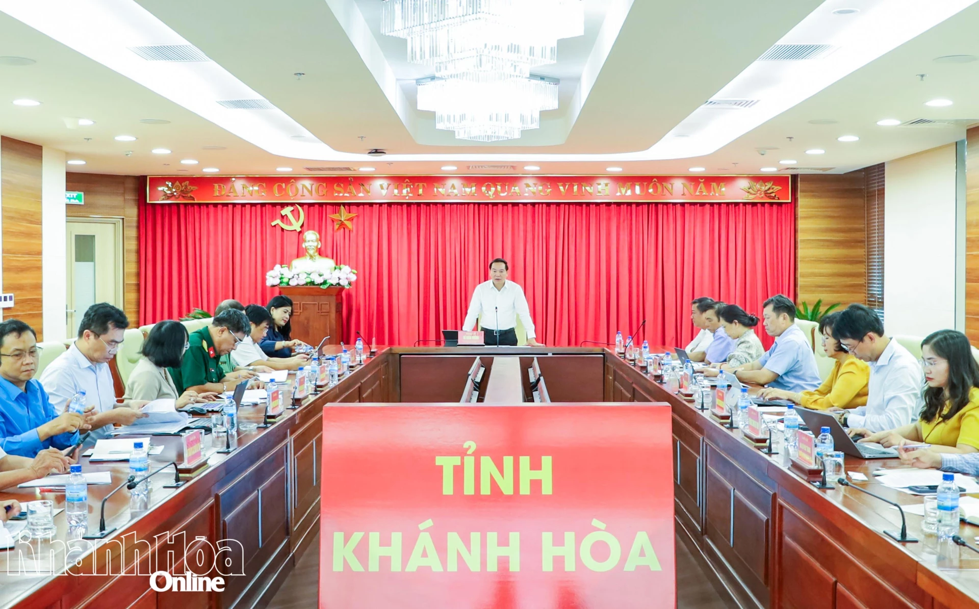 Đồng chí Hồ Xuân Trường chủ trì hội nghị giao ban công tác quý III năm 2026.