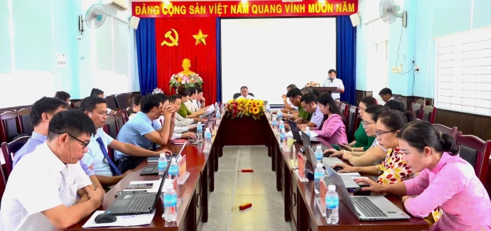 Hội nghị Ban Chấp hành Đảng bộ xã Khánh Vĩnh lần thứ 6