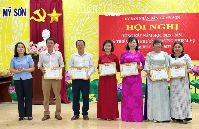 Xã Mỹ Sơn triển khai nhiệm vụ năm học 2026 - 2027