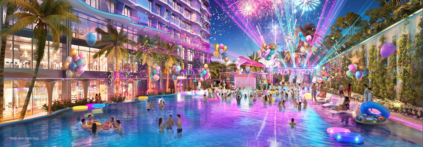Một trong những tiện ích về đêm tại Alora Nha Trang. (Nguồn: KDI Group)