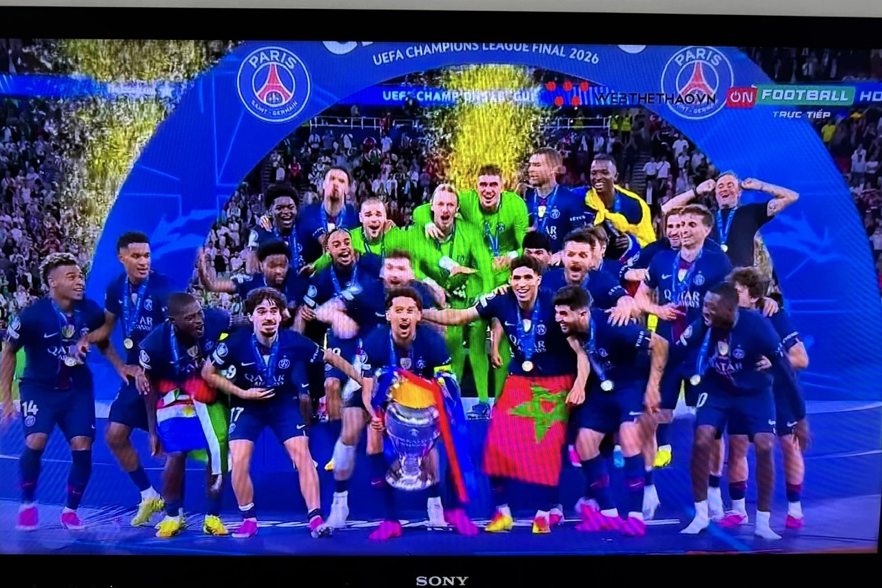 PSG vô địch mùa 025-2026.