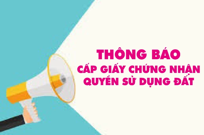 Chi nhánh Văn phòng Đăng ký đất đai Phan Rang thông báo cấp giấy chứng nhận quyền sử dụng đất