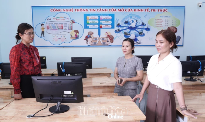 Lãnh đạo xã Vạn Ninh kiểm tra công tác chuẩn bị năm học mới 2026 - 2027