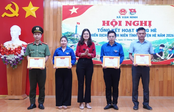 Xã Vạn Ninh tổng kết hoạt động hè năm 2026