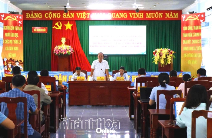 9 tháng năm 2026, tỷ lệ giải ngân vốn đầu tư công của xã Ninh Hải đạt 79,26% kế hoạch