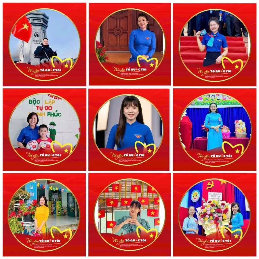 Tuổi trẻ Khánh Hòa đồng loạt thay avatar chào mừng Quốc khánh 2-9, lan tỏa niềm tự hào, tình yêu quê hương, đất nước. Hình ảnh đăng trên Fanpage “Tỉnh đoàn Khánh Hòa”.