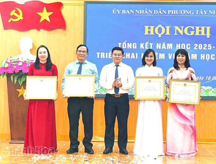 Phường Tây Nha Trang tiếp tục tăng cường các nguồn lực đầu tư cho giáo dục