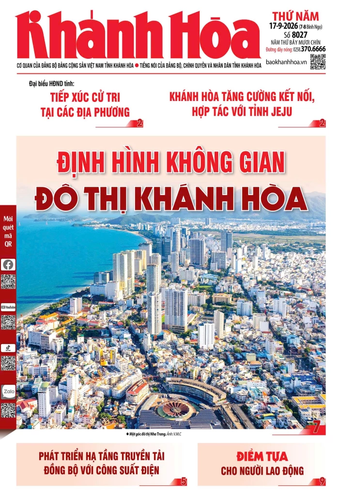 Đọc báo in số 8027 ngày 17/9/2026