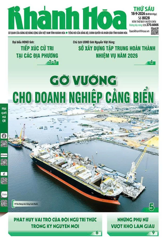Đọc báo in số 8028 ngày 18/9/2026