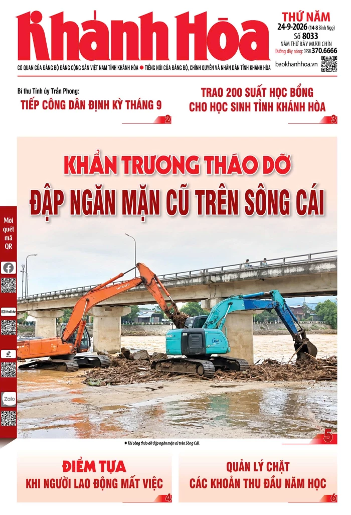 Đọc báo in số 8033 ngày 24/9/2026