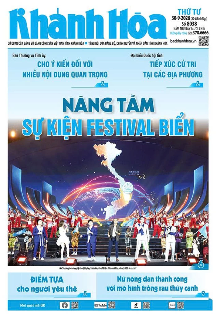 Đọc báo in số 8038 ngày 30/9/2026