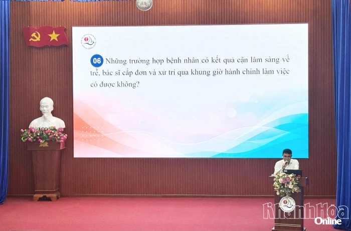 Hội nghị tập huấn quy định bảo hiểm y tế trong công tác khám, chữa bệnh