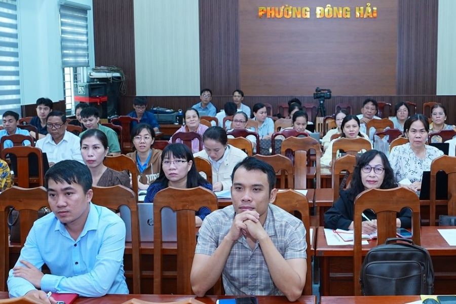 Các đại biểu tham dự lớp tập huấn.