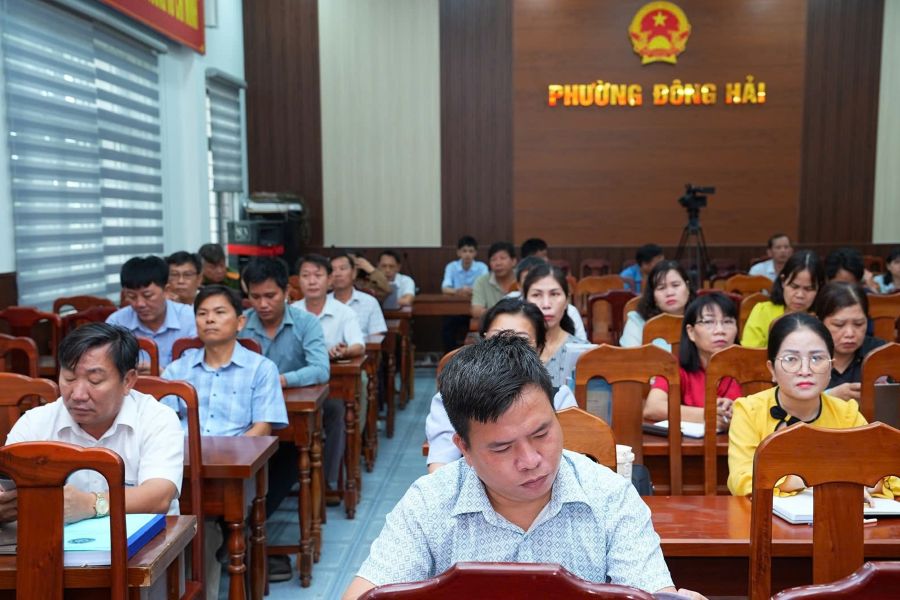 Các đại biểu tham dự lớp tập huấn.