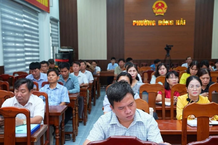 Phường Đông Hải tập huấn nghiệp vụ kiểm tra, giám sát và thi hành kỷ luật của Đảng