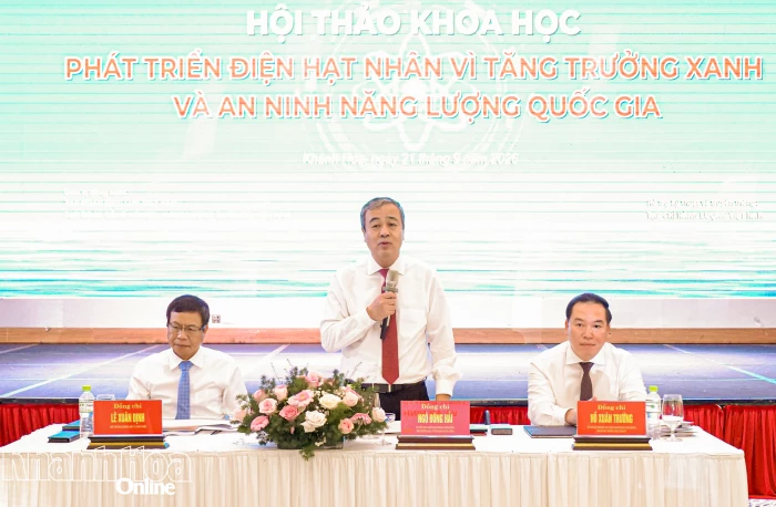 Hội thảo khoa học “Phát triển điện hạt nhân vì tăng trưởng xanh và an ninh năng lượng quốc gia”