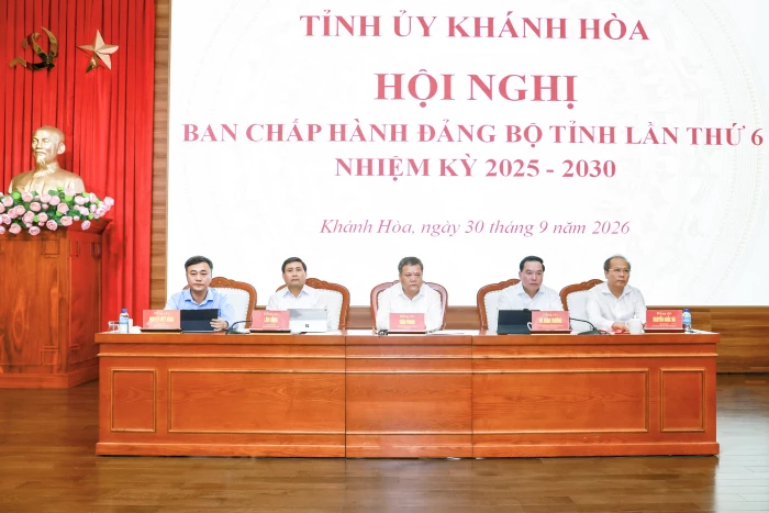 Hội nghị Tỉnh ủy Khánh Hòa lần thứ 6: Quyết tâm hoàn thành cao nhất các mục tiêu, nhiệm vụ năm 2026