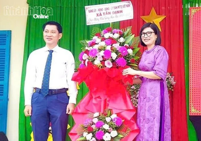 Các trường học trên địa bàn xã Tân Định khai giảng năm học mới