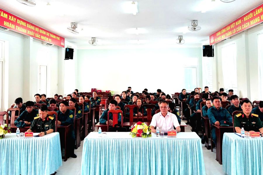 Các đại biểu tham dự lớp huấn luyện.