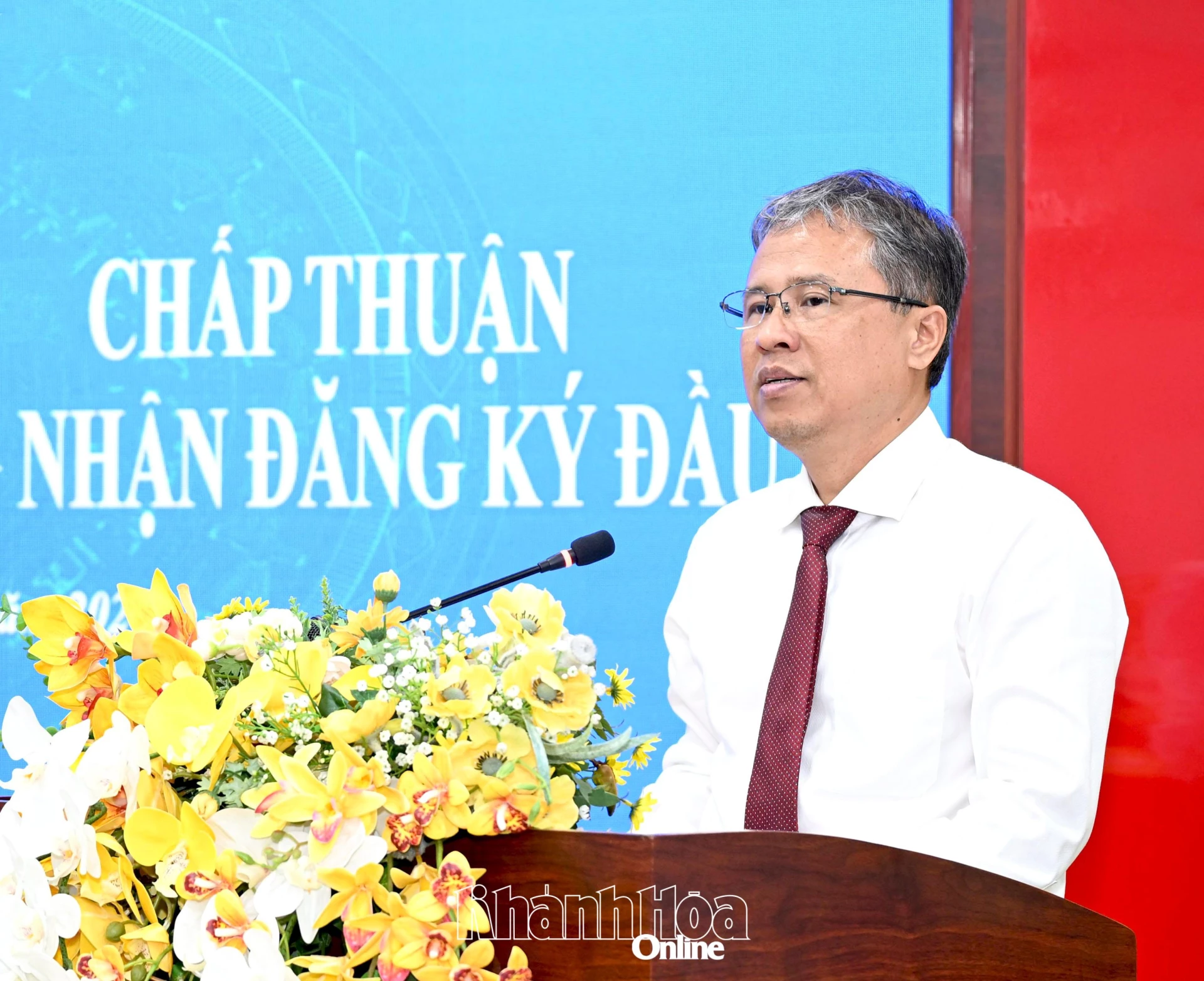 Phó Chủ tịch UBND tỉnh Trần Hòa Nam phát biểu chỉ đạo.