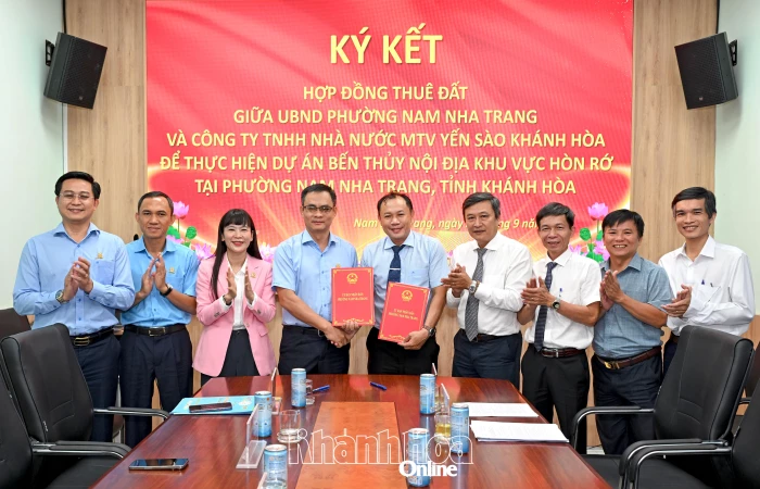 Phường Nam Nha Trang cho thuê đất để thực hiện Dự án Bến thủy nội địa khu vực Hòn Rớ