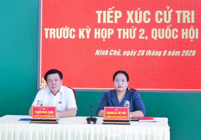 Đại biểu Quốc hội tỉnh Khánh Hòa tiếp xúc cử tri phường Ninh Chử