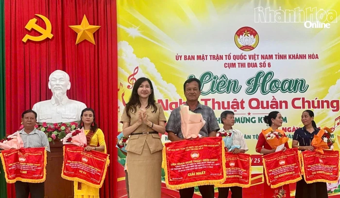 Xã Ninh Phước giành giải nhất Liên hoan Nghệ thuật quần chúng Cụm thi đua số 6