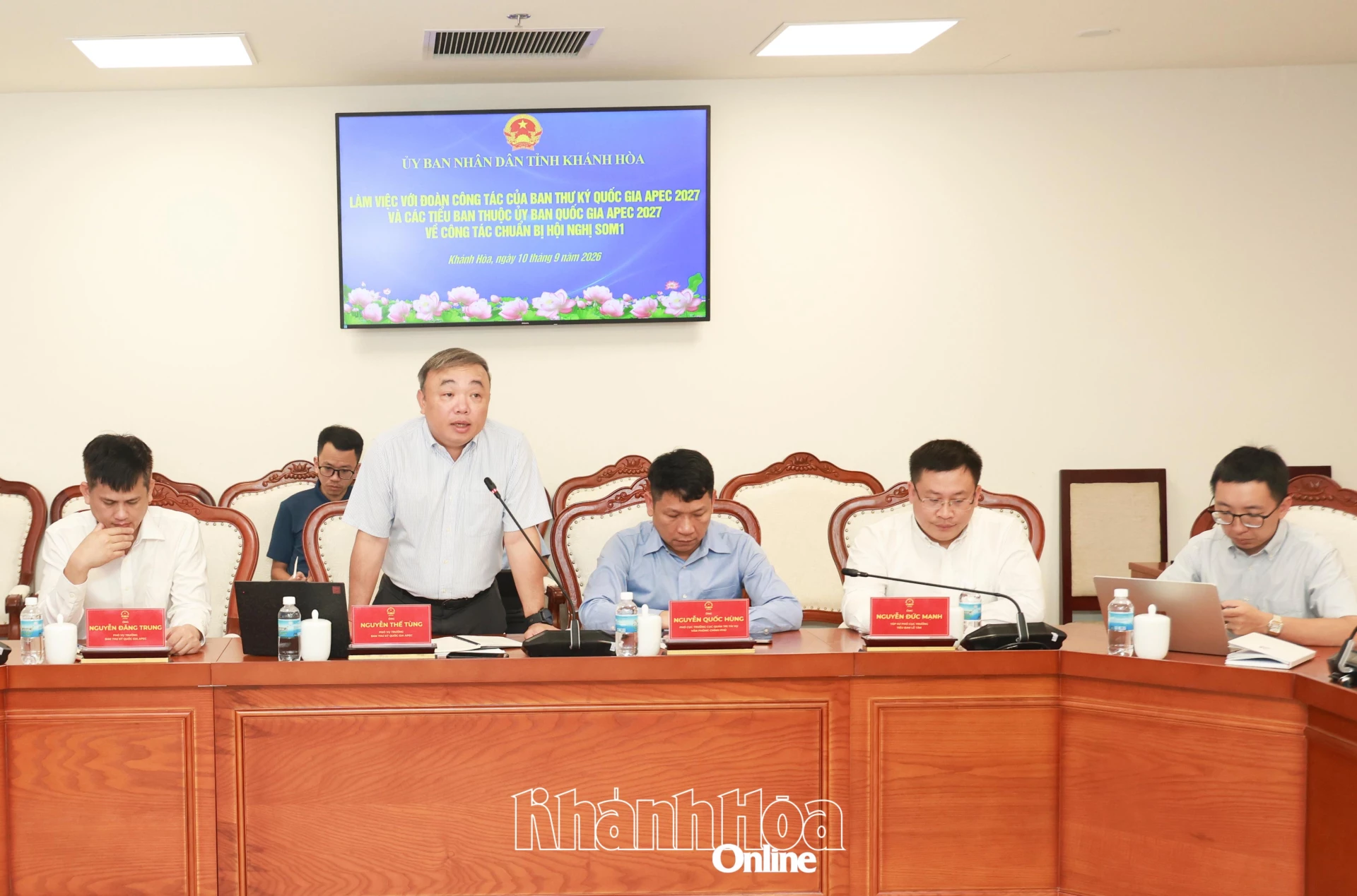 Đại diện Ban Thư ký APEC 2027 trao đổi sơ bộ kế hoạch tổ chức Hội nghị SOM 1.