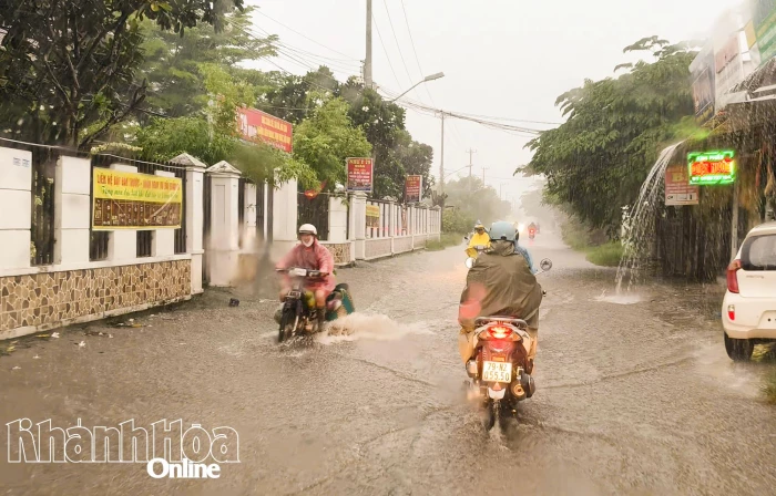 Cảnh báo mưa dông, sạt lở đất