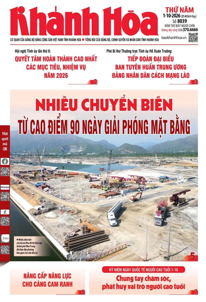 Đọc báo in số 8039 ngày 1/10/2026