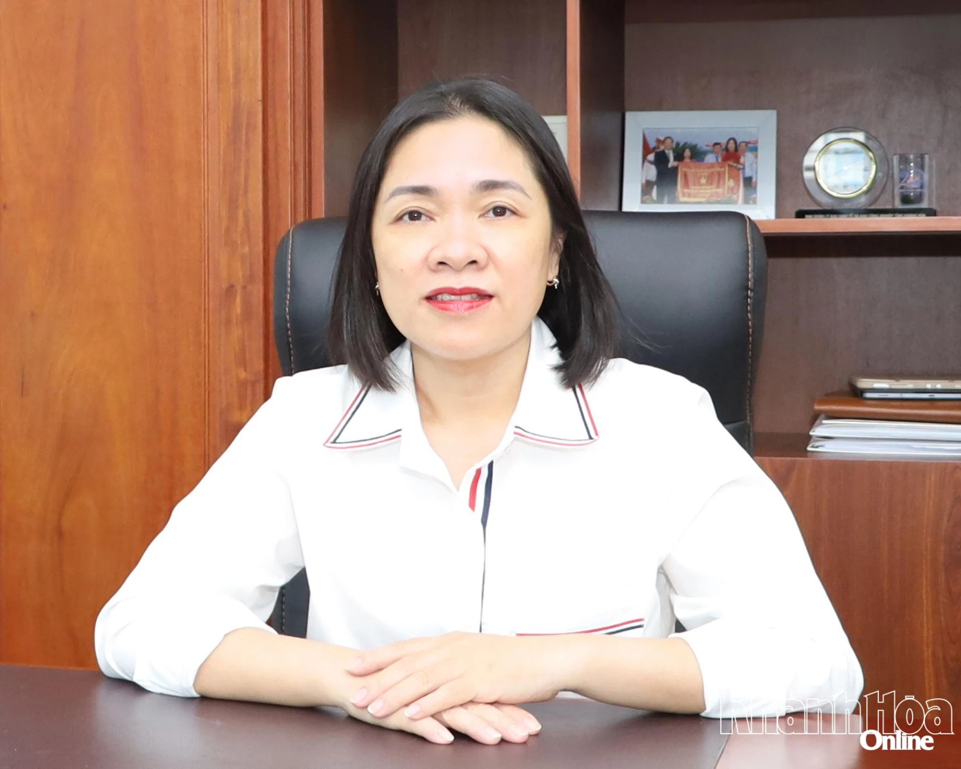 Đồng chí Trần Thu Mai - Ủy viên Ban Thường vụ Tỉnh ủy, Phó Chủ tịch Thường trực Ủy ban MTTQ Việt Nam tỉnh.