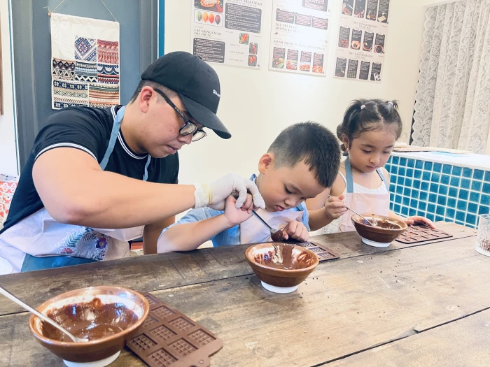 Trải nghiệm workshop làm socola ở Nha Trang