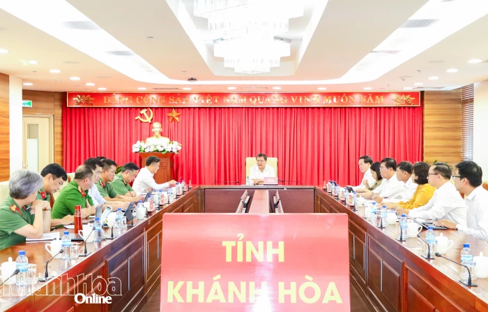 Thường trực Ban Chỉ đạo về phát triển khoa học, công nghệ, đổi mới sáng tạo và chuyển đổi số tỉnh Khánh Hòa giao ban quý III năm 2026