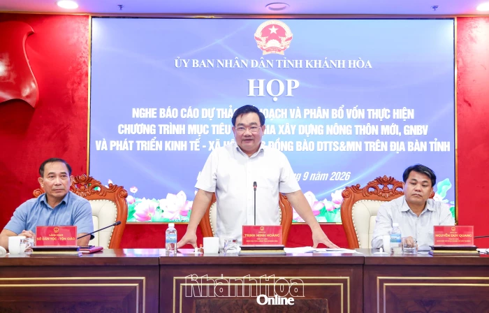 Khẩn trương rà soát, phân bổ nguồn vốn thực hiện Chương trình mục tiêu quốc gia