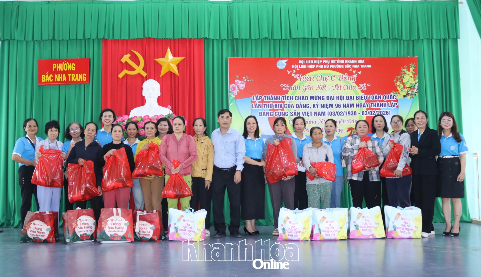 Hội Liên hiệp Phụ nữ phường Bắc Nha Trang tổ chức phiên chợ 0 đồng.