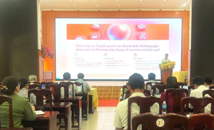 Phường Cam Ranh tập huấn sử dụng phần mềm MISA OneAI cho 80 đại biểu