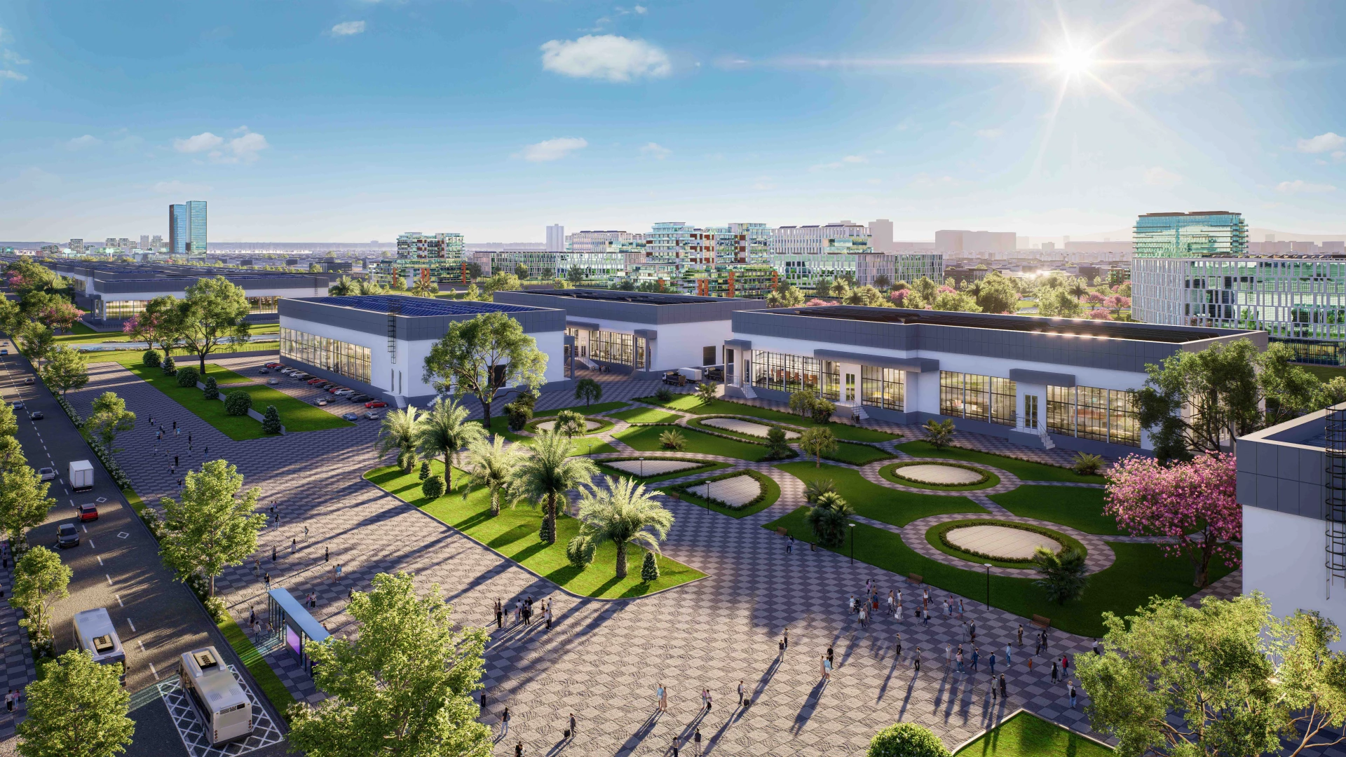Phối cảnh khu Data Center của KNIC.
